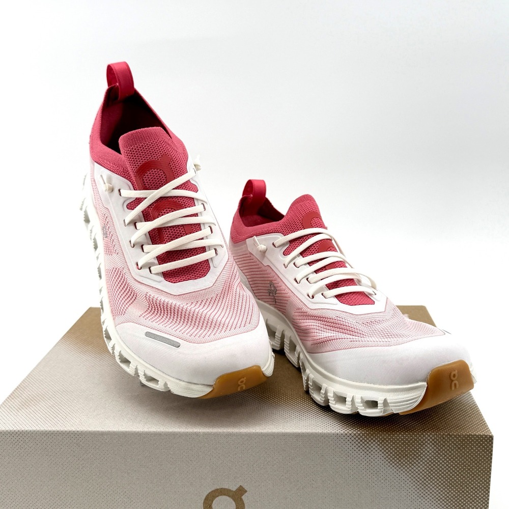 NEW On Cloud 6 Versa Women 6.5 Ivory Camellia Pink Running Shoes with Box